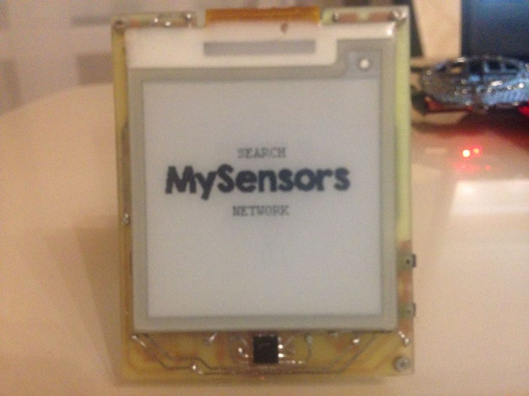 Temperature And Humidity Sensor(ver.ATmega328)+E-Ink Display ...